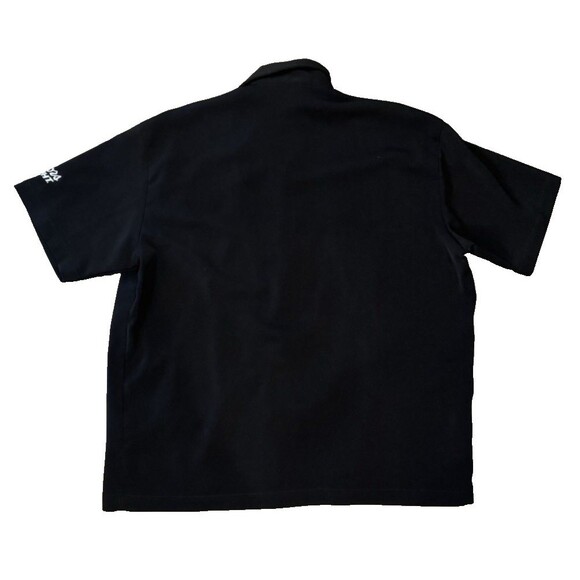 Steady Classics Men's Bowling Shirt Retro White Diamond Print Casual Lounge XL - Picture 2 of 7